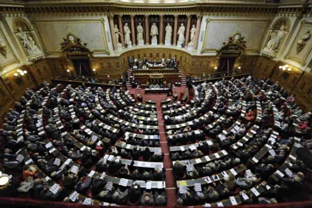 L’hémicycle du Palais du Luxembourg.
