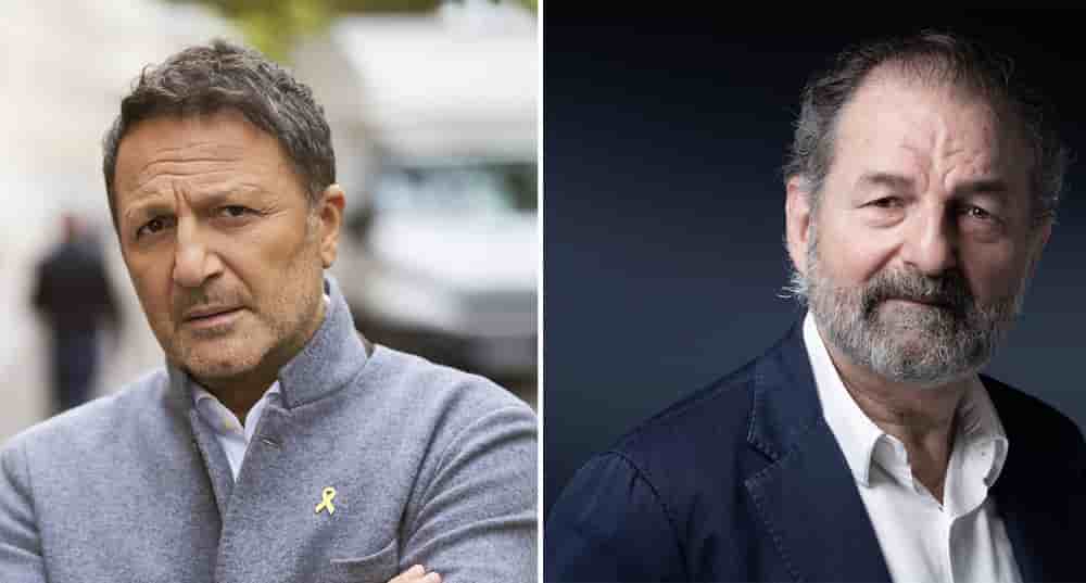 Arthur Essebag, animateur de radio et de télévision, et Denis Olivennes, haut fonctionnaire et essayiste.
