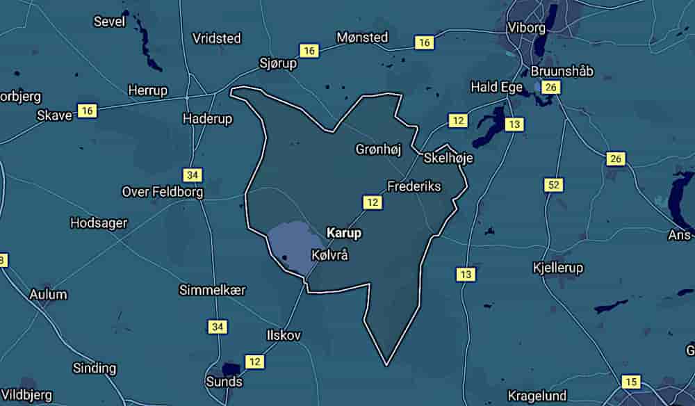 Karup, Danemark.