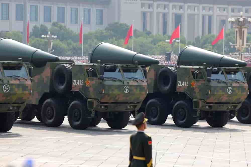 Défilé sur la place Tian’anmen le 3 septembre.