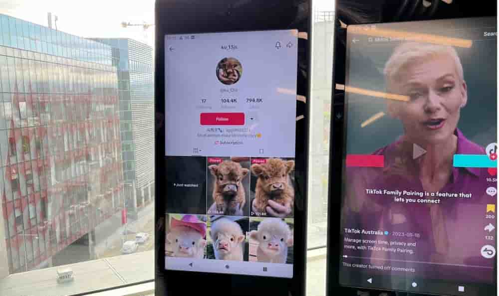 Le centre de transparence de TikTok, à Dublin.