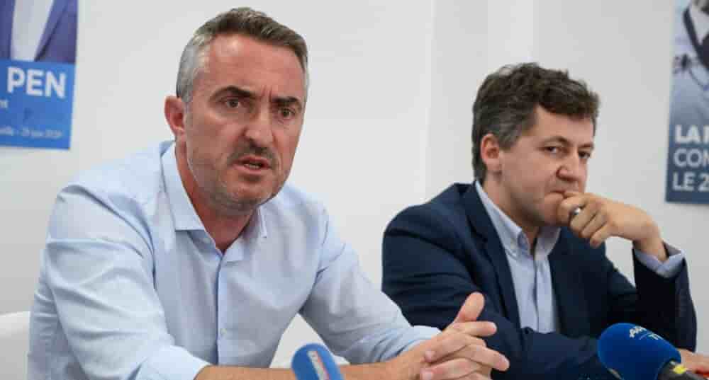 Stéphane Ravier et Franck Allisio, en 2020.