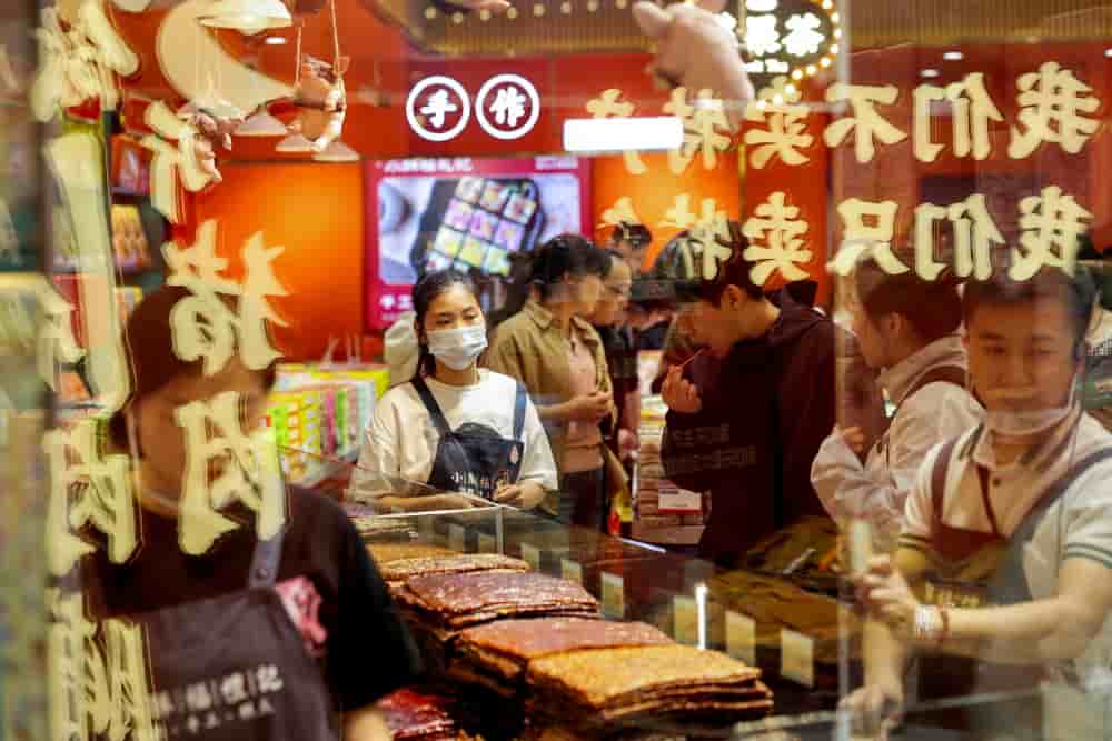 L'indice des prix à la consommation, mesure clé de l'inflation, a reculé de -0,3% en Chine en septembre (photo d'illustration).