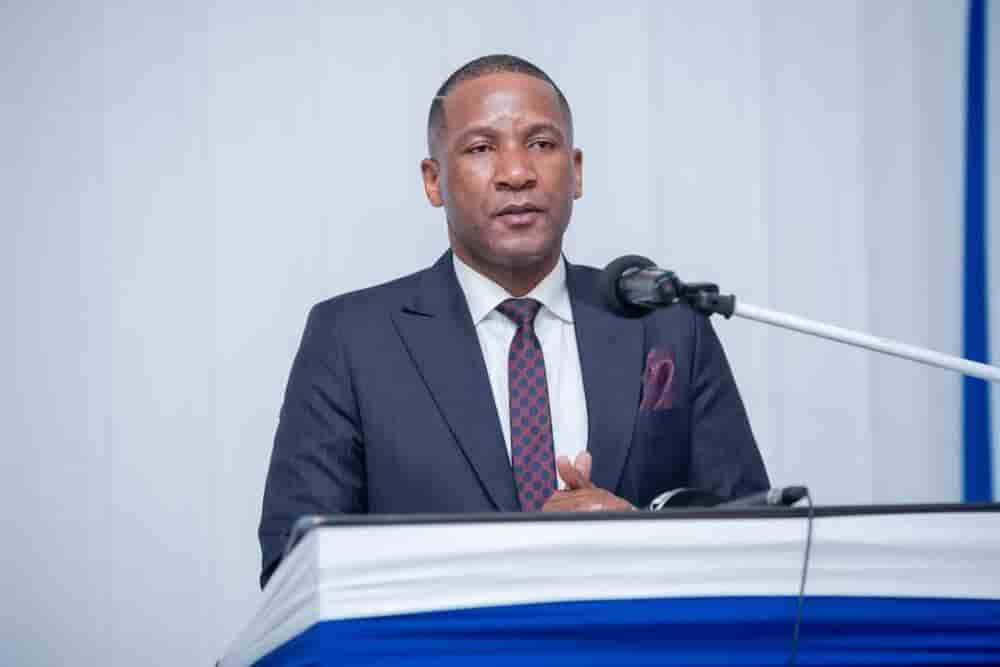 Duma Boko, président du Botswana