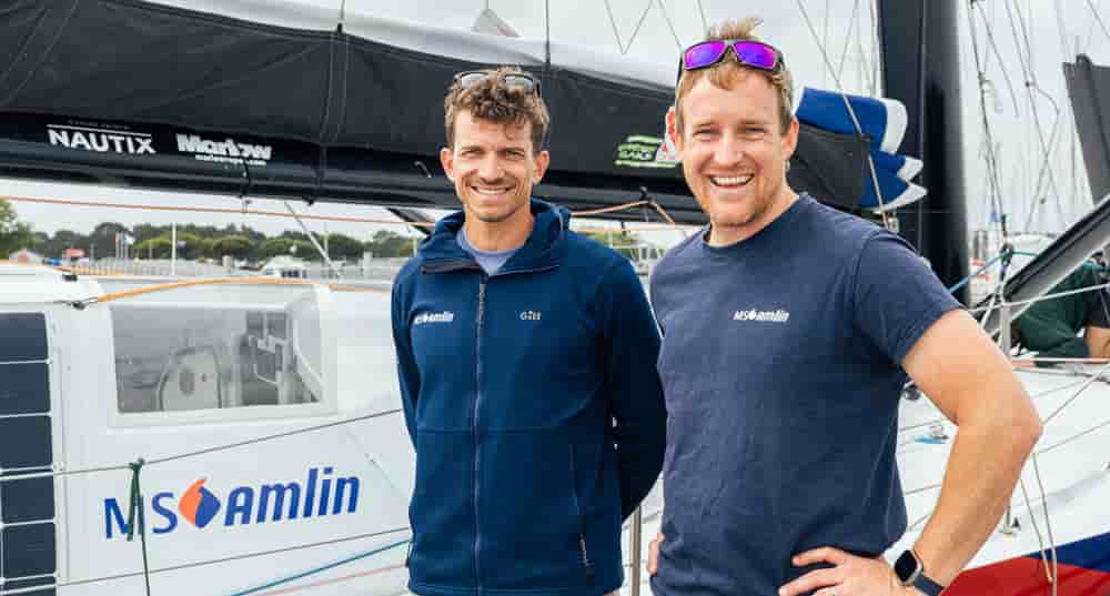 Mathieu Blanchard, le vainqueur de la Diagonale des fous 2024, et Conrad Colman