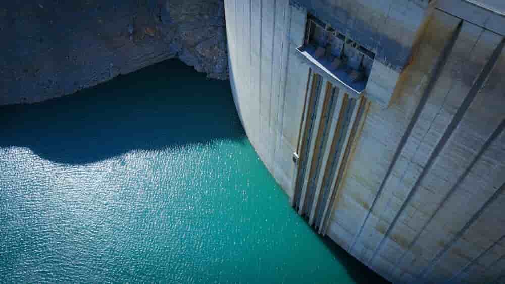 Le barrage de Tignes, opéré par EDF Hydro en Savoie.