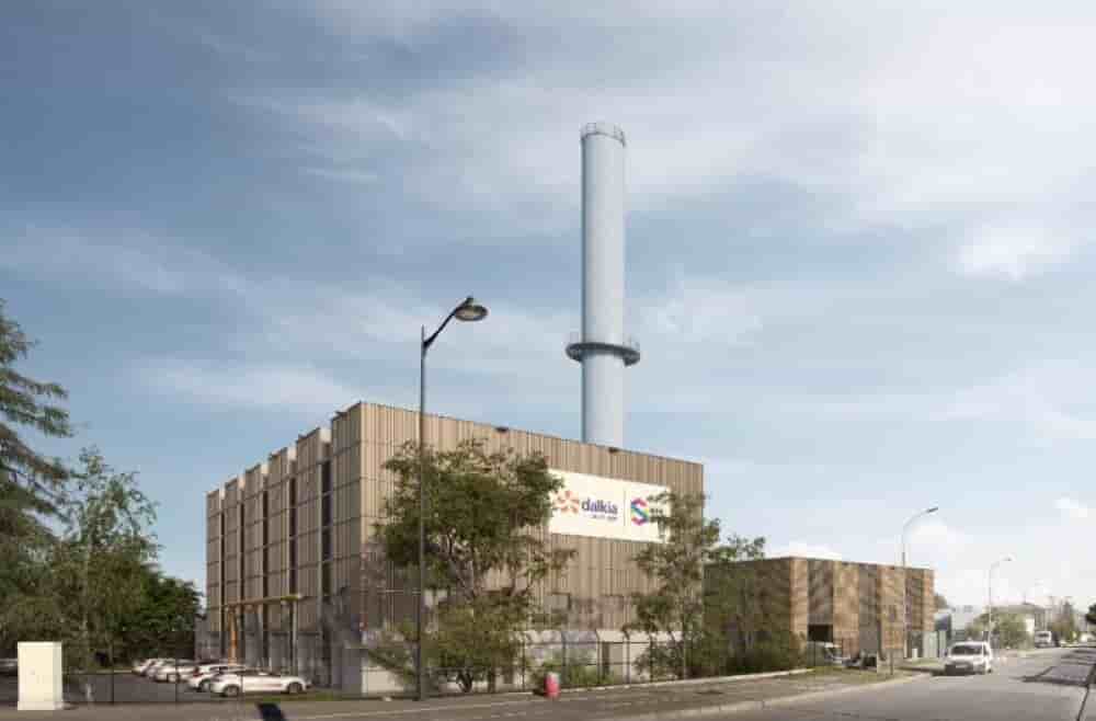 Visuel architectural de la chaufferie gaz rénovée