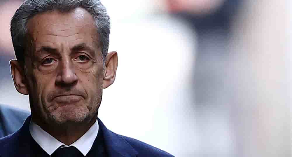 L'ex président Nicolas Sarkozy, le jour de son incarcération à la prison de la Santé.