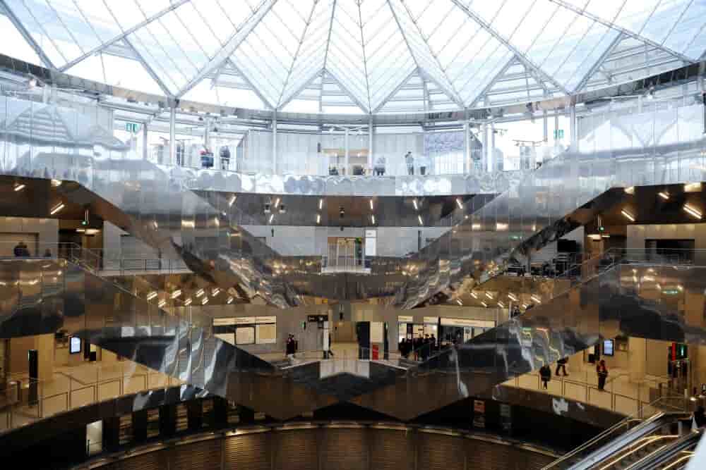 ©PHOTOPQR/LE PARISIEN/Jean-Baptiste Quentin ; Villejuif ; 18/01/2025 ; La gare de la ligne 14 et 15 du metro Gustave-Roussy inaugurée et ouverte au public aujourd'hui reportage Pass navigo ticket plus © LP/Jean-Baptiste Quentin (MaxPPP TagID:...