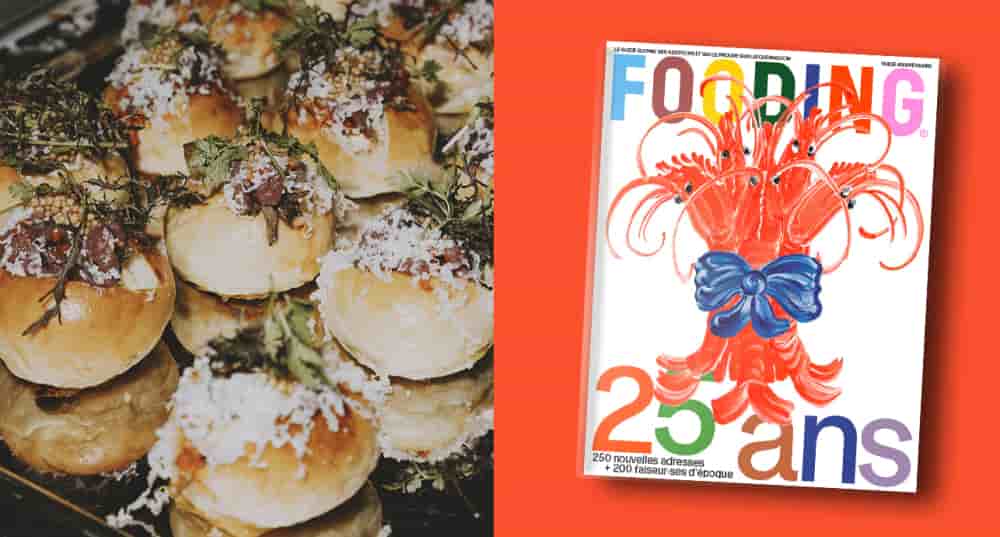 Bouchées lors de la soirée de remise des prix Fooding France, en 2024.