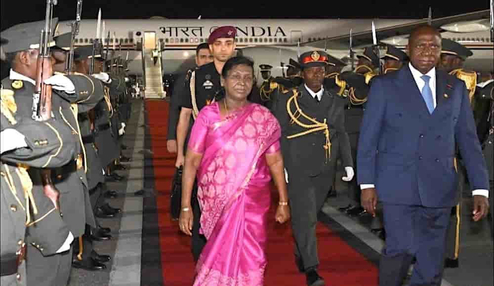La présidente indienne Droupadi Murmu à Luanda pour rapprocher les intérêts de l’Inde et de l’Angola.