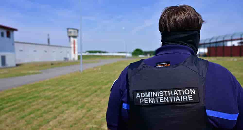 La prison de Vendin-le-Vieil (Pas-de-Calais) en mai, avant les premiers transferts de prisonniers.