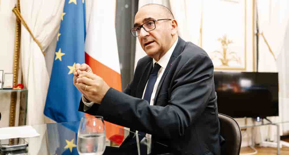 Laurent Nunez, ministre de l'Intérieur à Paris, répond aux questions de « La Tribune Dimanche » sur les sujets de sécurité, de narcotraifc, et d'immigration.