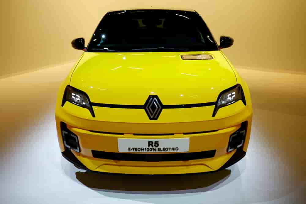 La nouvelle voiture électrique Renault 5 E-Tech.