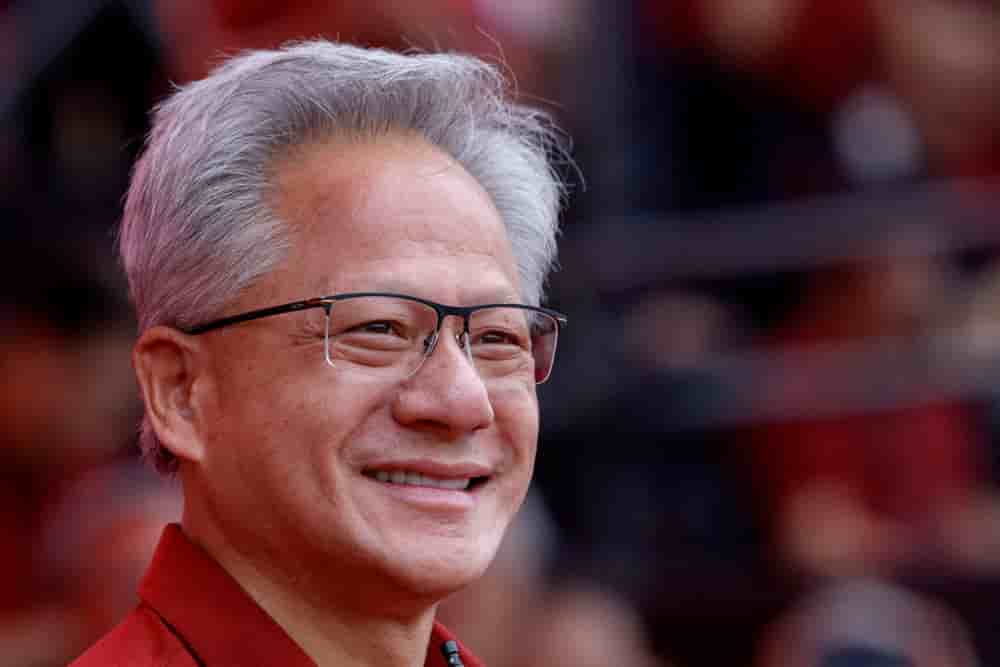 Jensen Huang, PDG de Nvidia à Taïwan, le 8 novembre 2025.