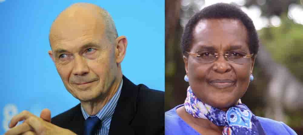 Pascal Lamy et Nancy Karigithu