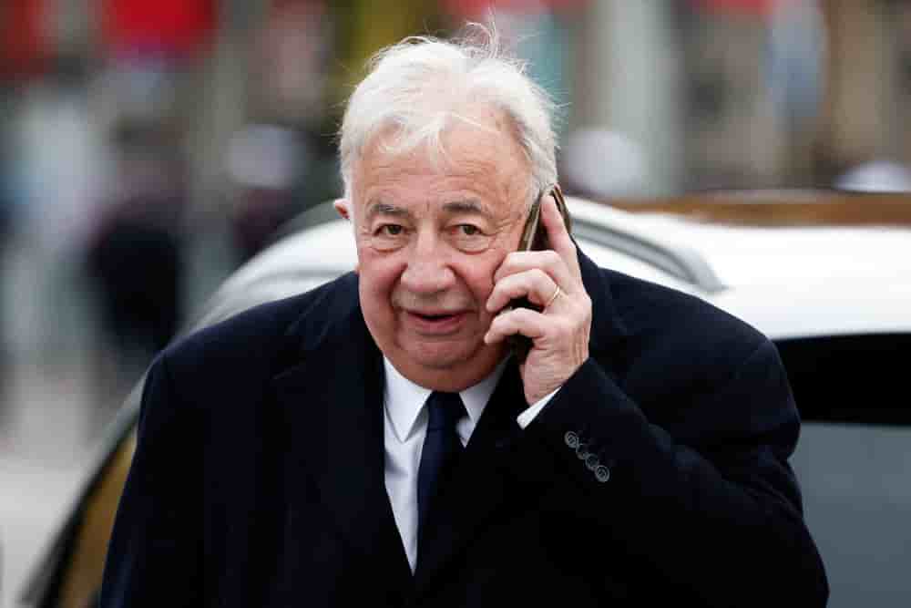 Gérard Larcher, président du Sénat français, le 11 novembre 2025.