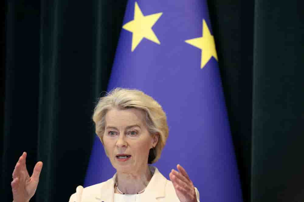 Ursula von der Leyen, la présidente de la Commission européenne.