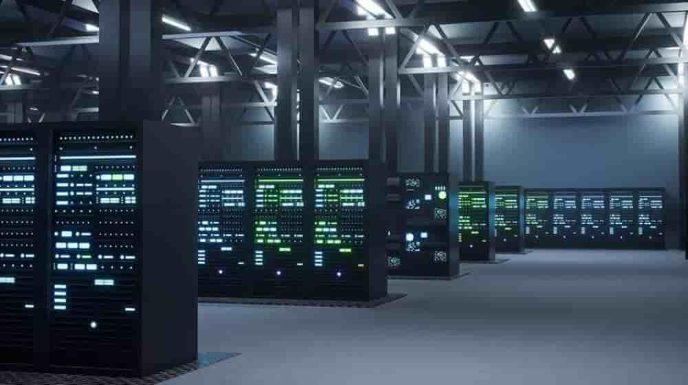 A l'intérieur d'un data center.