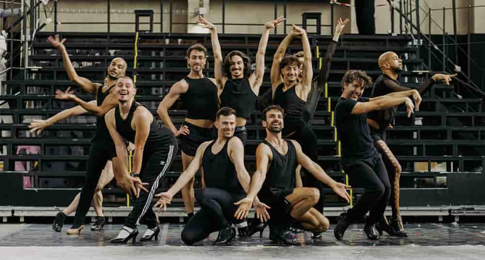 Répétitions de La Cage aux folles au Théâtre du Châtelet.