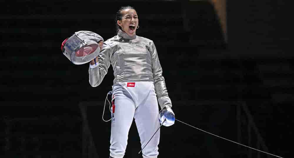 Sara Balzer, le 30 juillet à Tbilisi.