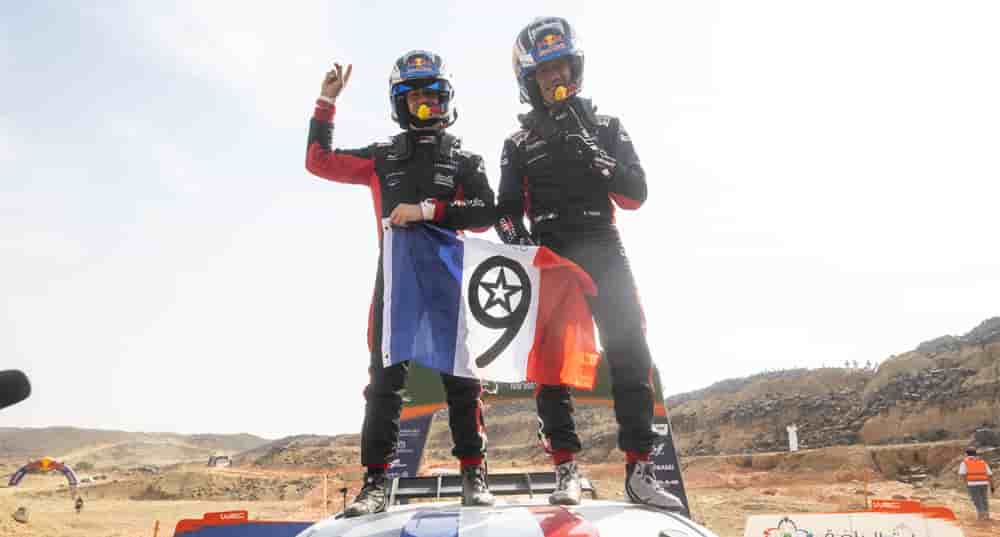 Sebastien Ogier et Vincent Landais.