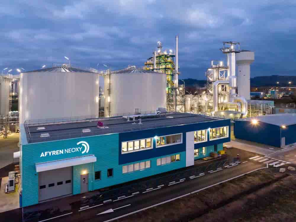L’usine Afyren Neoxy, opérationnelle depuis juin avec une production en continu, est pour le moment dimensionnée pour une production de 16.000 tonnes par an.