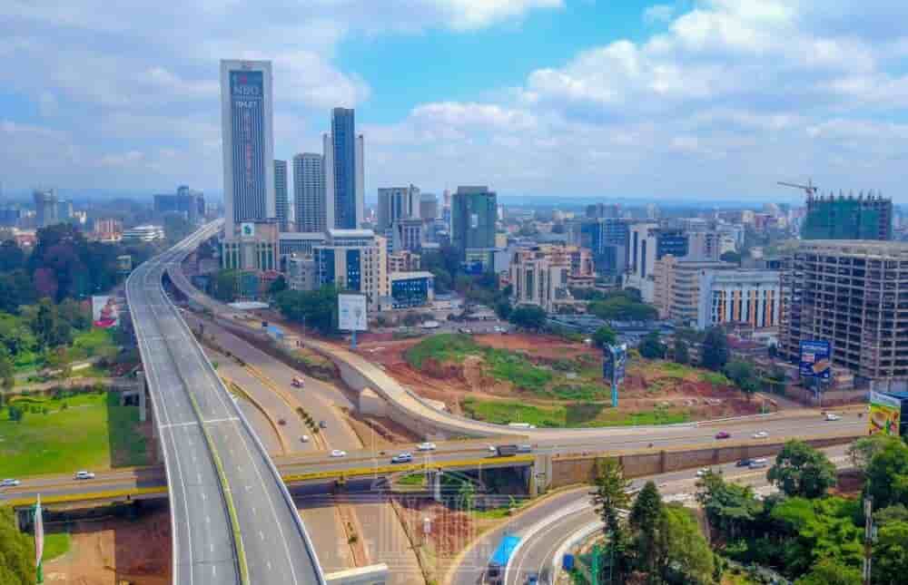 Une section de la Nairobi expressway inaugurée le 31 juillet 2022.
