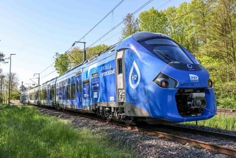 Le train à hydrogène baptisé Regiolis H2.