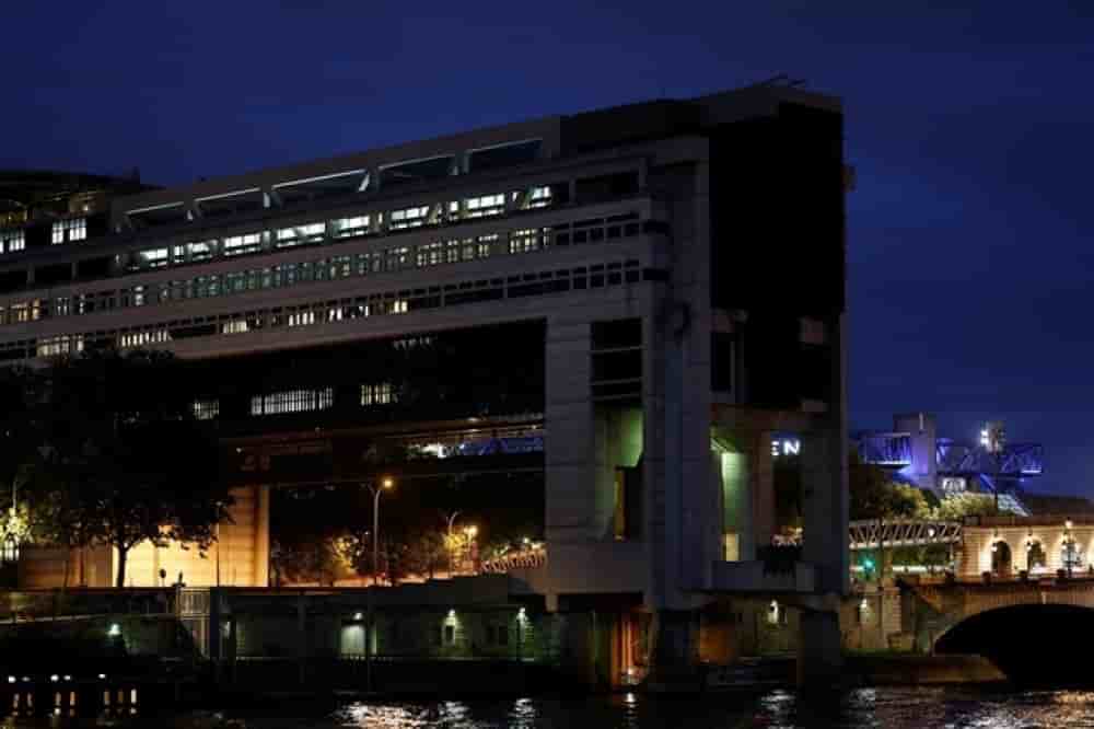 Le ministère des finances dans le quartier de Bercy à Paris.