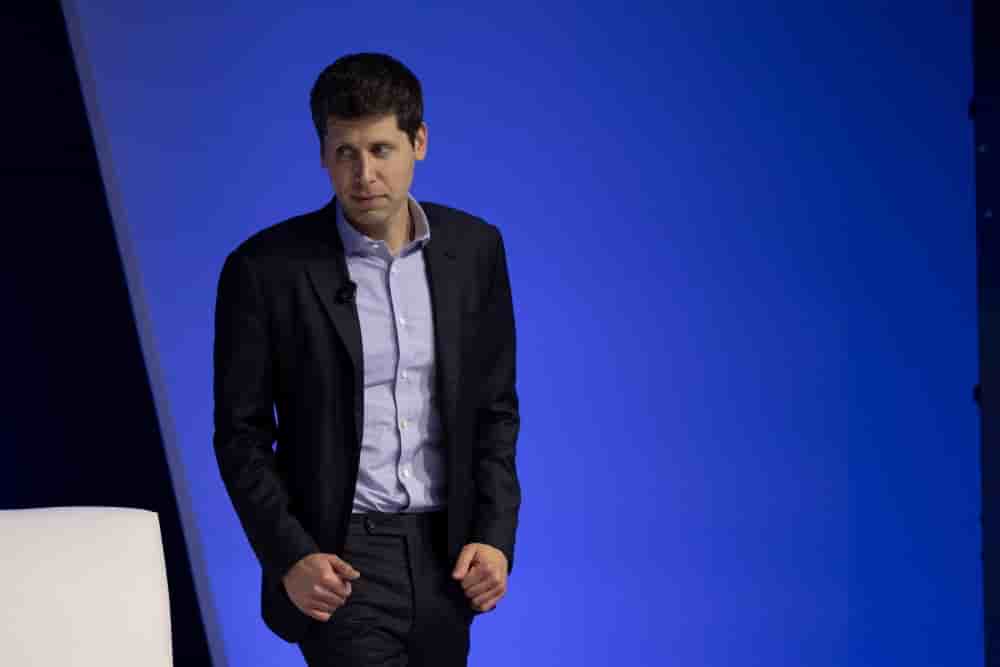 Sam Altman, PDG d'OpenAI (propriétaire de ChatGPT).