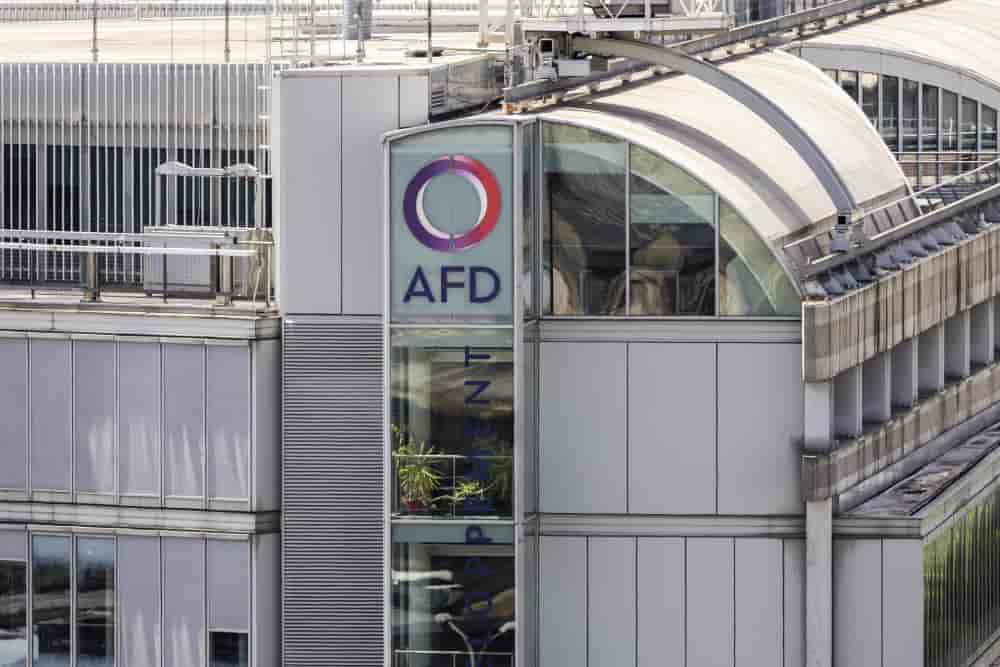 Le siège de l’Agence française de développement (AFD) à Paris.
