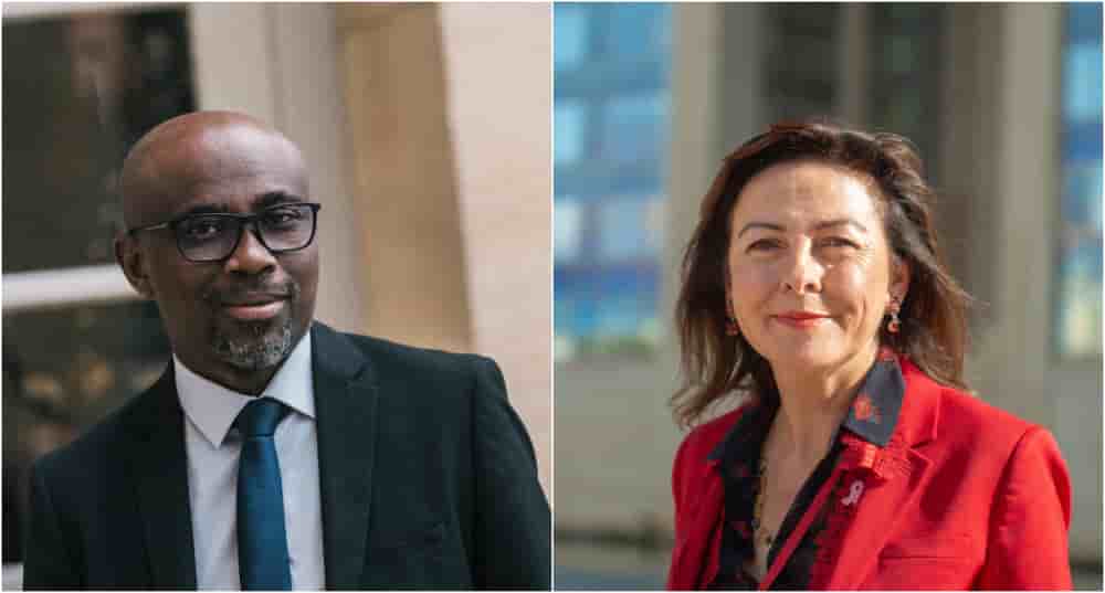 Ben Issa Ousseni, président du Conseil Départemental de Mayotte et Carole Delga, présidente de Régions de France et Présidente de la Région Occitanie.