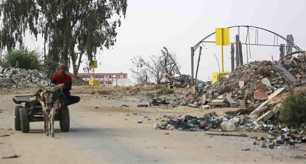La bande de Gaza se retrouve scindée en deux, séparant d'une part la population gazaouie et de l'autre, l'armée israélienne.
