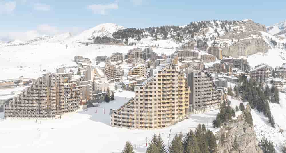 Le complexe Pierre & Vacances-Center Parcs d'Avoriaz (Haute-Savoie).