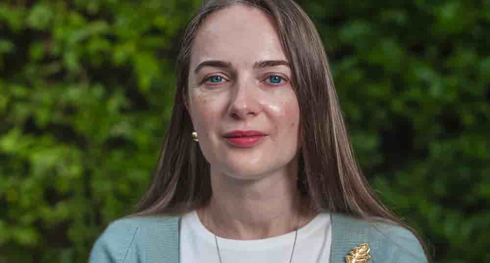 L'avocate ukrainienne Oleksandra Matviichuk.