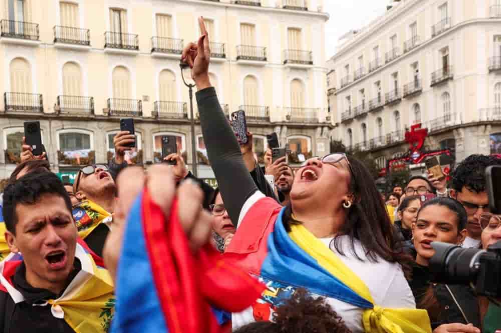 A Madrid, la communauté vénézuélienne a salué l’exfiltration de Nicolas Maduro par les forces américaines.