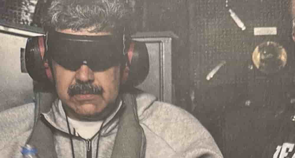 Ci-dessus, l'image que Donald Trump a partagé sur son réseau Truth Social, en annonçant la capture de Nicolàs Maduro, le samedi 3 janvier.