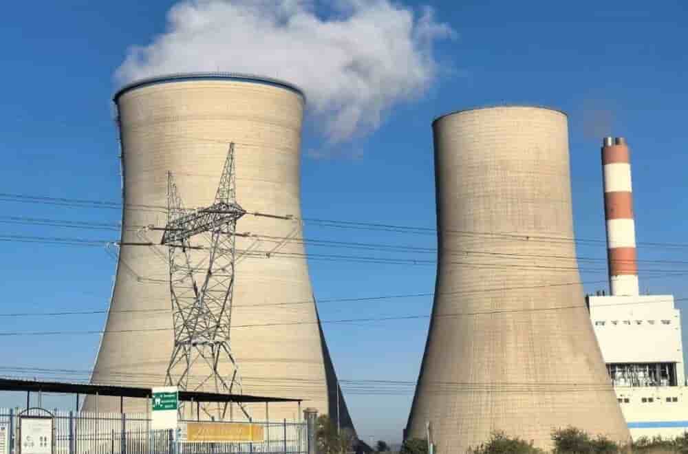 La centrale thermique de Hwange, au Zimbabwe, la plus grande du pays.