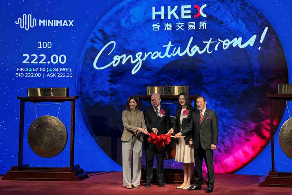 Minimax a levé l'équivalent de 530 millions d'euros à la Bourse de Hong Kong.