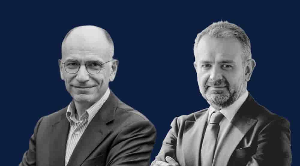Vincenzo Vinzi et Enrico Letta