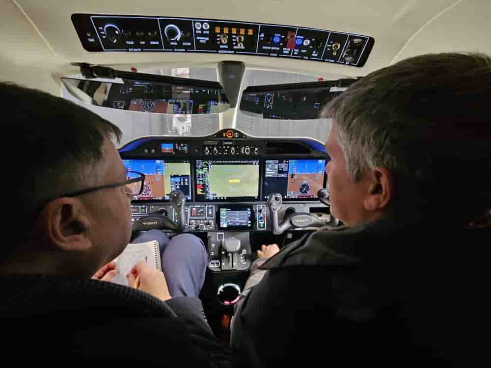 L'intérieur du TBM 980.