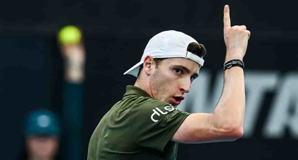 Ugo Humbert à Adélaïde (Australie), le 17 janvier.