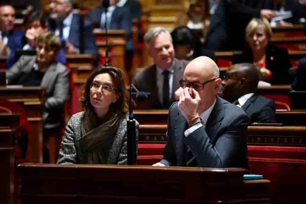 La ministre des Comptes publics, Amélie de Montchalin, et le ministre de l’Économie, Roland Lescure.