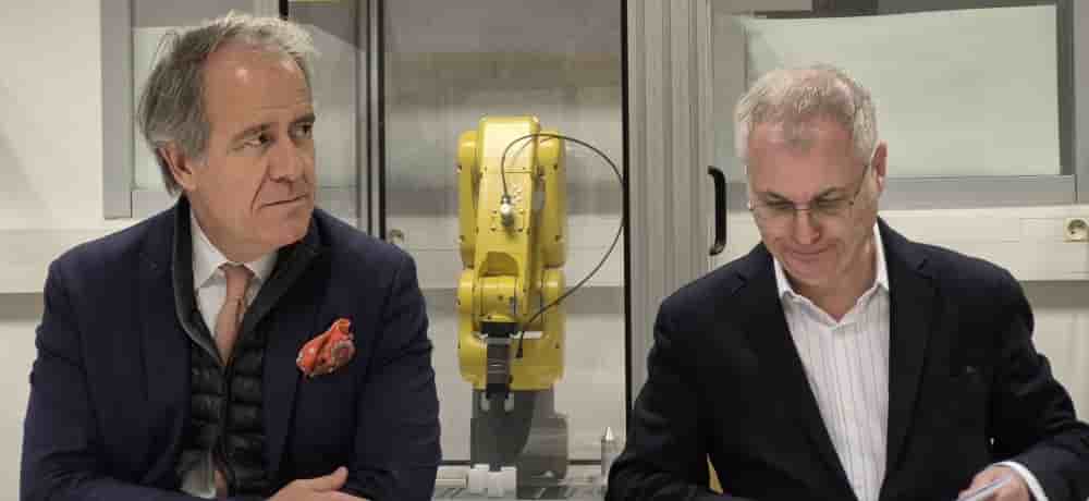 Eric Fouillot, premier vice-président de l'UIMM Occitanie et directeur des relations institutionnelles chez Qair, et Didier Katzenmayer, président de l'UIMM Occitanie et directeur aux Affaires industrielles chez Airbus Opérations SAS.
