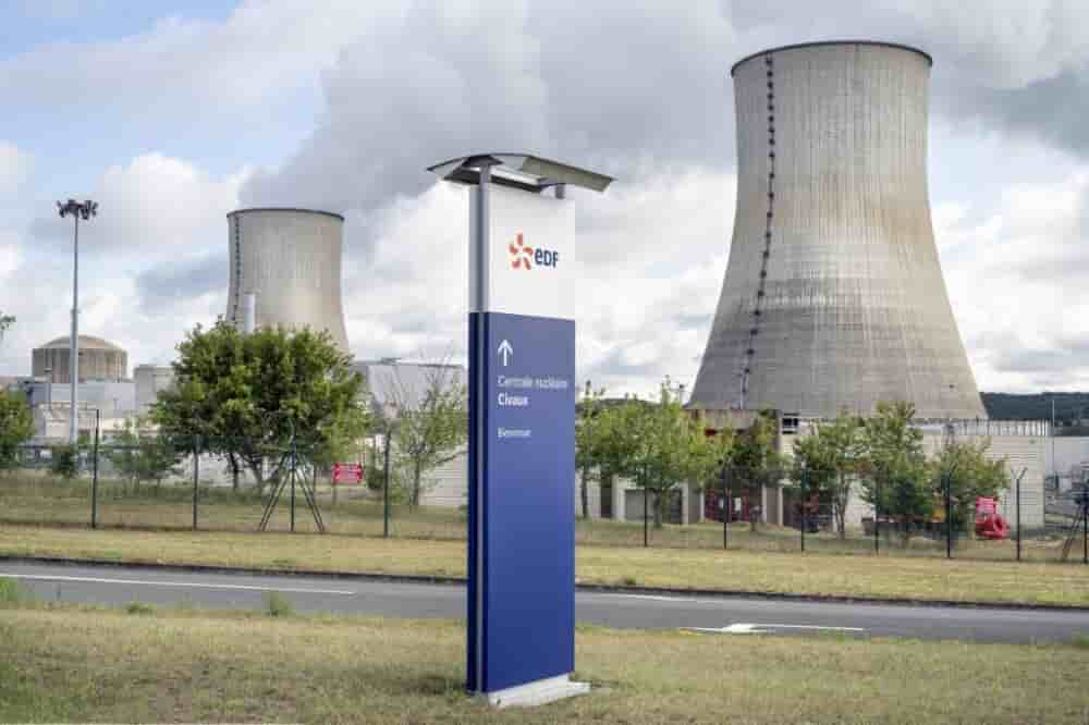 La centrale nucléaire de Civaux dans la Vienne.