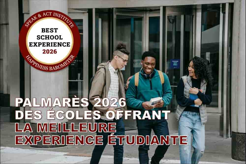 Découvrez le palmarès des écoles qui offrent la meilleure expérience étudiante en 2026.