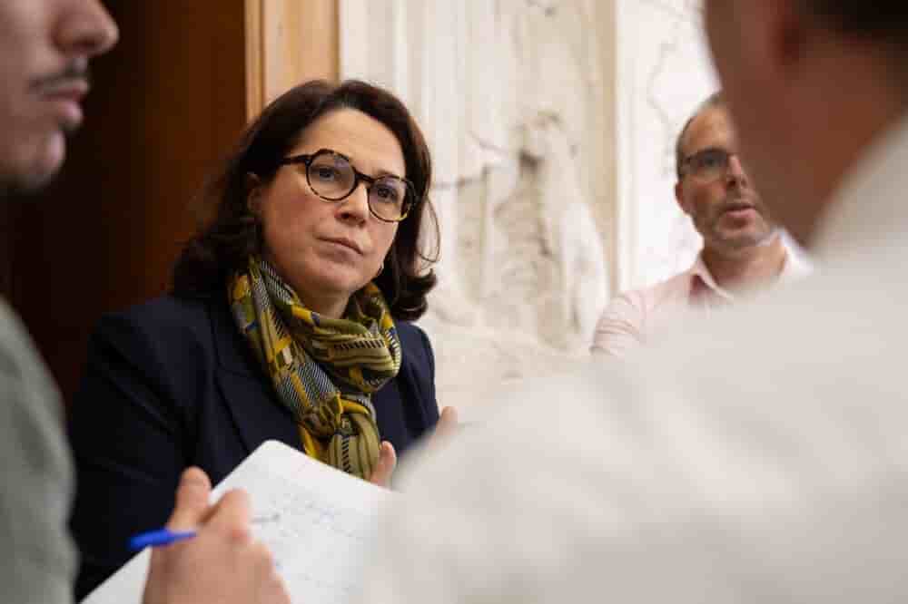 Marina Ferrari, ministre des Sports, de la Jeunesse et de la Vie associative.