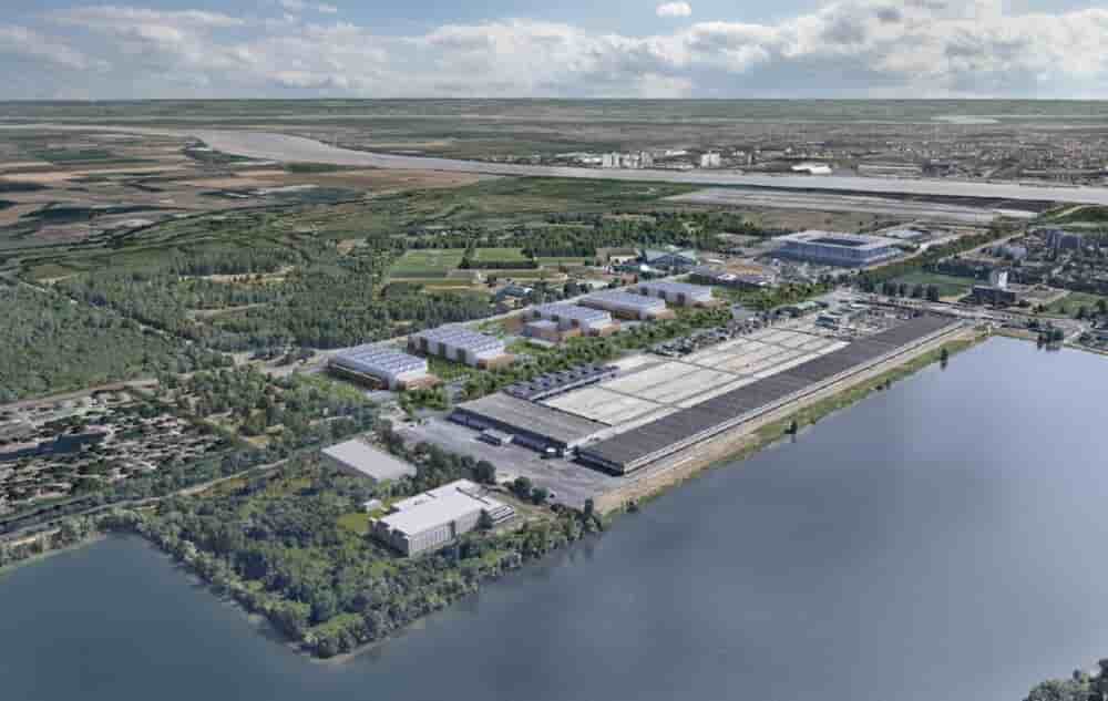 L’implantation des cinq centres de données est envisagée entre le Parc des expositions et le Stade Atlantique, au nord de Bordeaux.