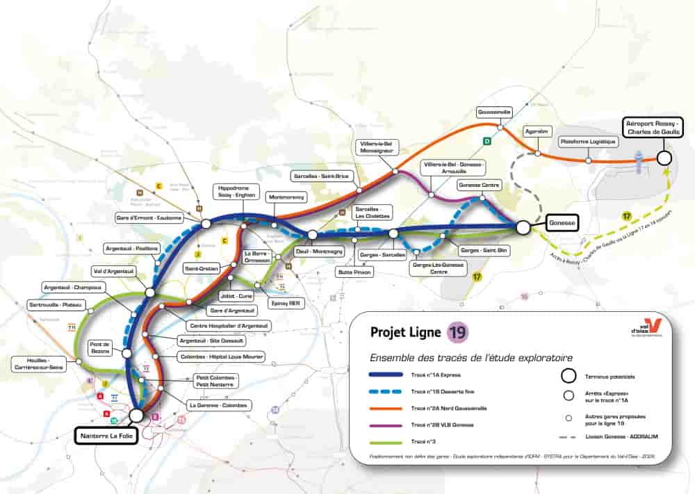 Le projet de ligne 19 du Grand Paris Express, tel qu’imaginé par le cabinet spécialisé Systra.